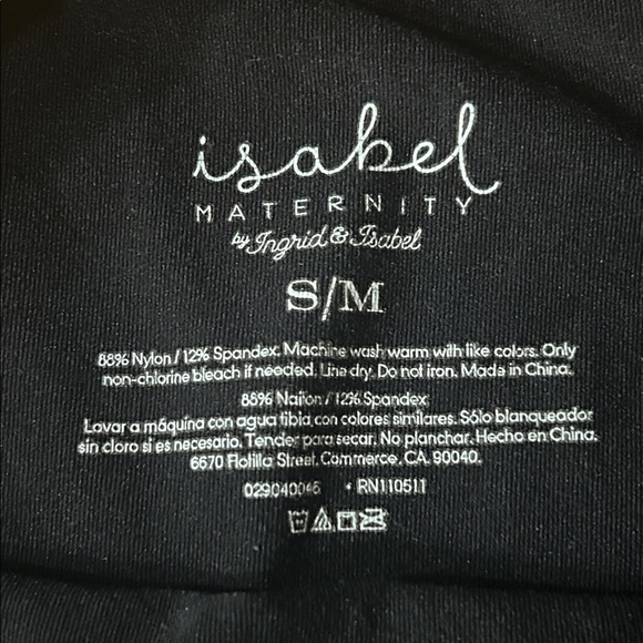 Isabel Maternity by Ingrid & Isabel Maternity Leggings S/M - Picture 3 of 3